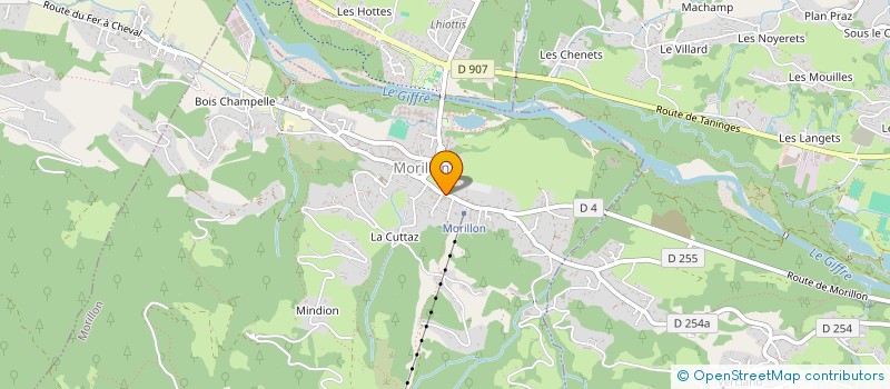 localisation de l'entreprise MARVEL  MORILLON