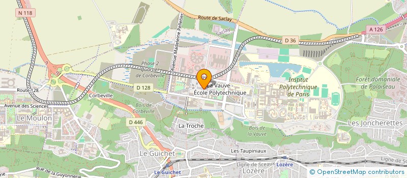 localisation de l'entreprise MARVEL FUSION  PALAISEAU