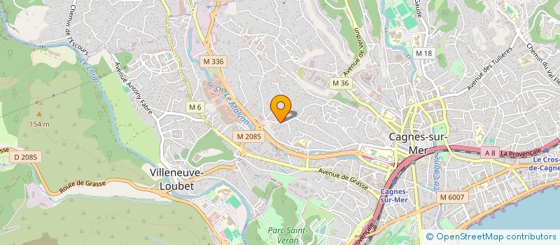 localisation de l'entreprise MARVEL PARCEL à CAGNES-SUR-MER