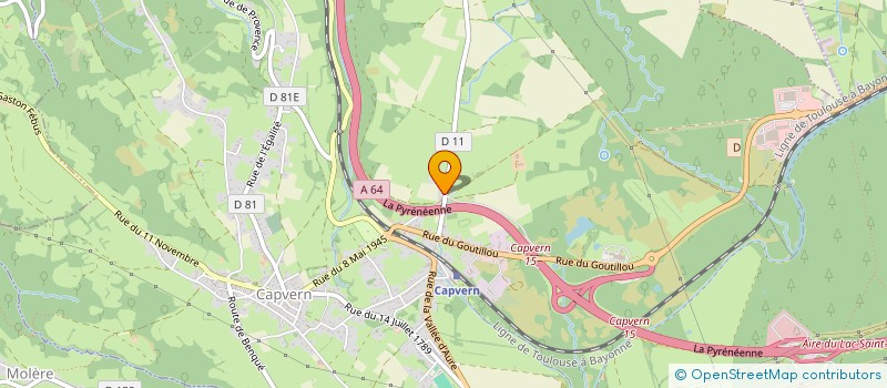 localisation de l'entreprise MARVER  CAPVERN