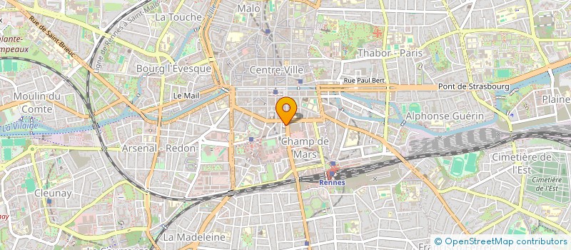 localisation de l'entreprise MARVIC  RENNES