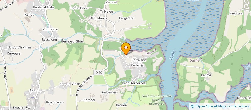 localisation de l'entreprise MARVIC  PLOMELIN