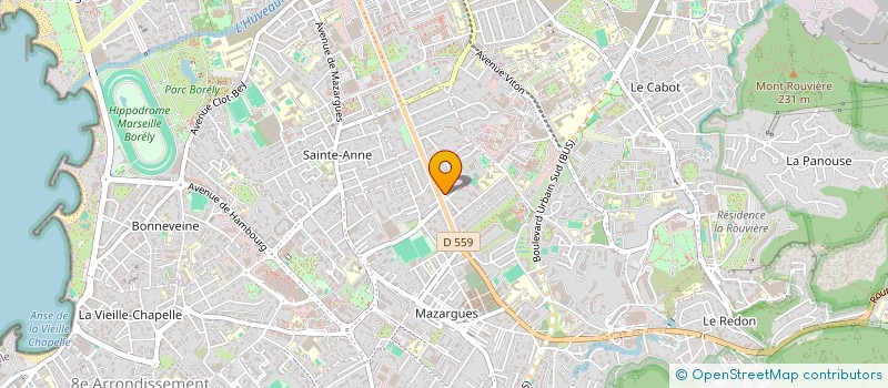localisation de l'entreprise MARVIC à MARSEILLE