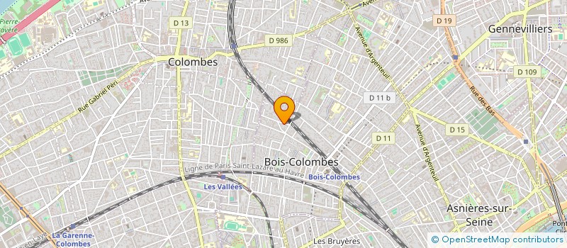 localisation de l'entreprise MARVIC IMMO à BOIS-COLOMBES