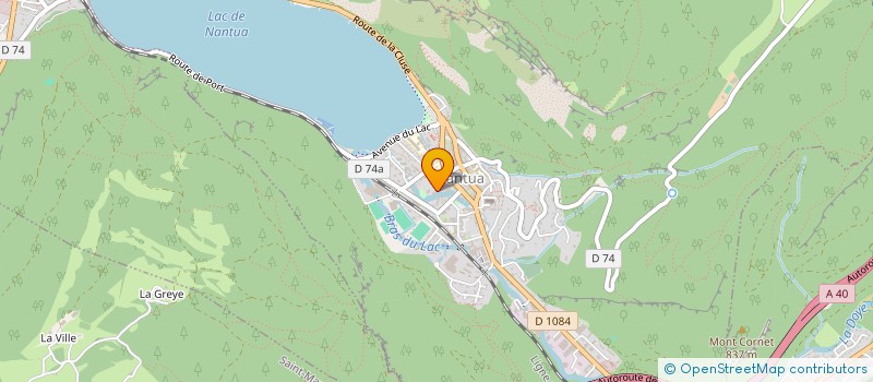 localisation de l'entreprise MARVILLE à NANTUA
