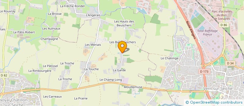 localisation de l'entreprise MARVIN  NOYAL-CHATILLON-SUR-SEICHE