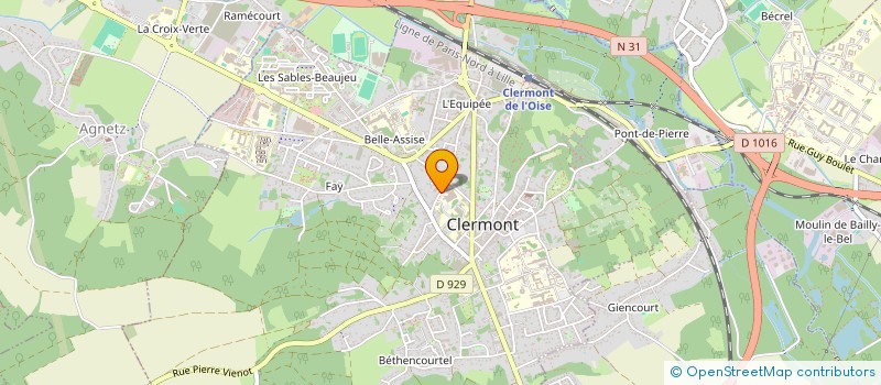 localisation de l'entreprise MARVIN  CLERMONT