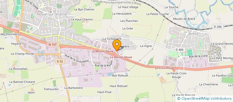 localisation de l'entreprise MARVIN BRECE  BRECE