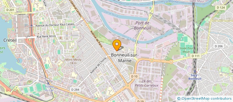 localisation de l'entreprise MARVIN J à BONNEUIL-SUR-MARNE