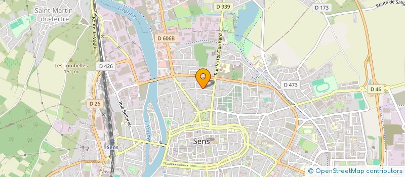 localisation de l'entreprise MARVIN SCI à SENS