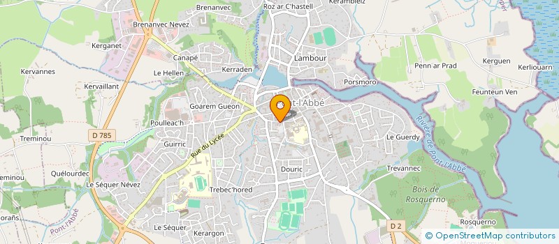 localisation de l'entreprise MARVIN STEPHAN à PONT-L'ABBE