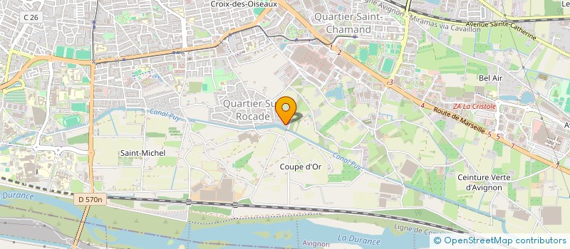 localisation de l'entreprise MARVINCI  AVIGNON