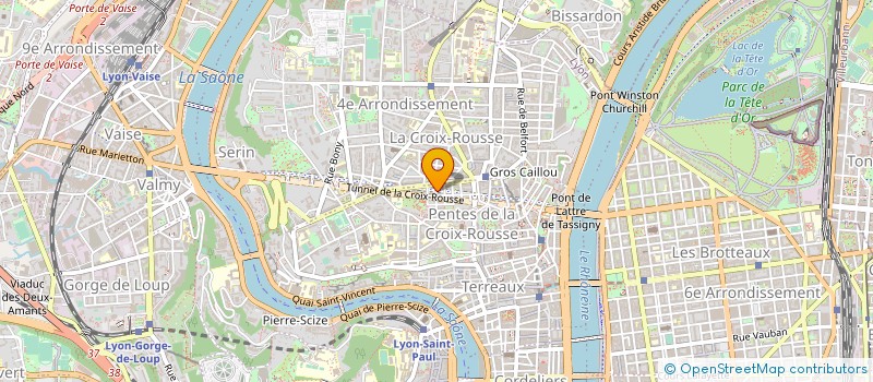 localisation de l'entreprise MARVINI à LYON