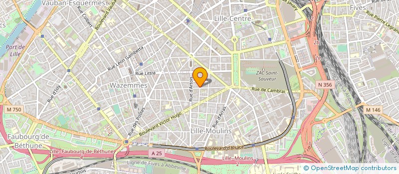 localisation de l'entreprise MARVINN PROD à LILLE