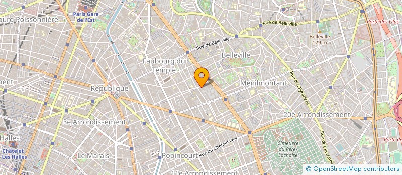 localisation de l'entreprise MARWA à PARIS