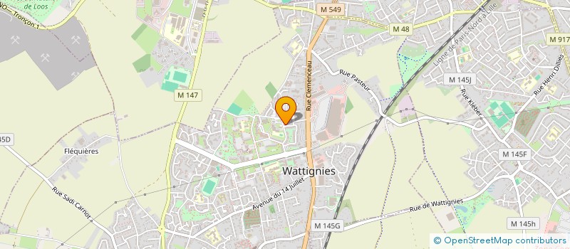 localisation de l'entreprise MARWA  WATTIGNIES