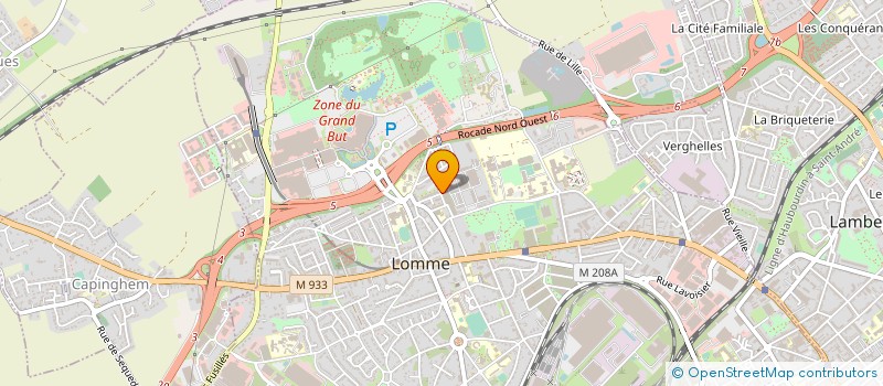 localisation de l'entreprise MARWA à LILLE