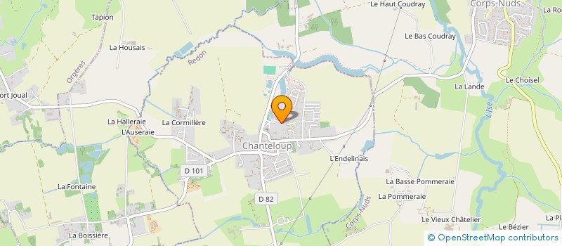 localisation de l'entreprise MARWEN  CHANTELOUP