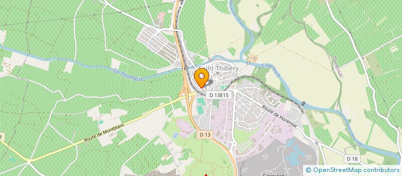 localisation de l'entreprise MARXEL  SAINT-THIBERY