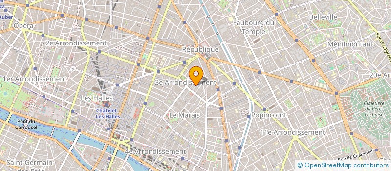 localisation de l'entreprise MARY  PARIS