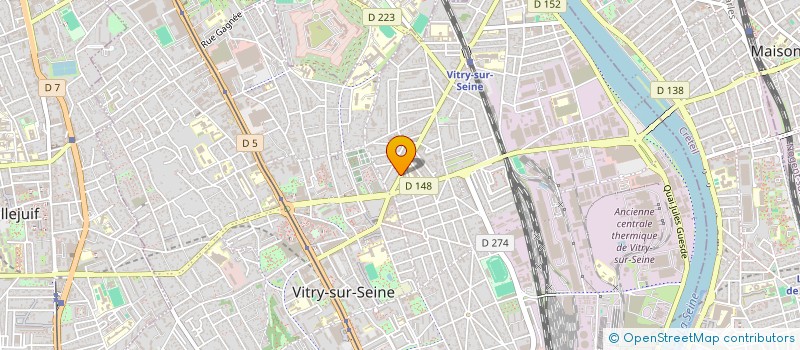 localisation de l'entreprise MARY  VITRY-SUR-SEINE