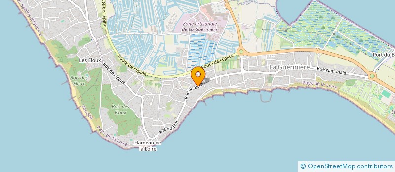 localisation de l'entreprise MARY  LA GUERINIERE