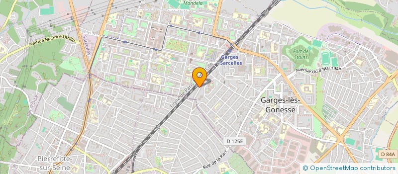 localisation de l'entreprise MARY  GARGES-LES-GONESSE