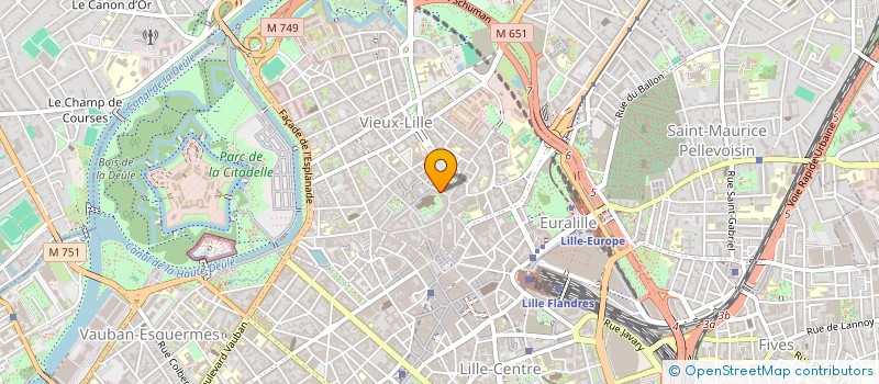 localisation de l'entreprise MARY à LILLE
