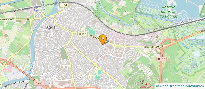 localisation de l'entreprise MARY  AGDE