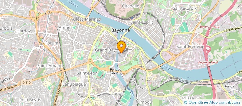 localisation de l'entreprise MARY ANGE'DIF  BAYONNE