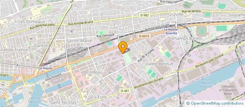 localisation de l'entreprise MARY AUTOMOBILES LE HAVRE à LE HAVRE