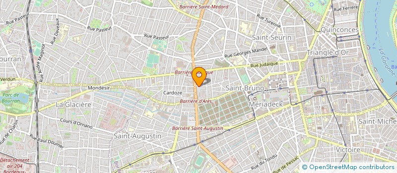 localisation de l'entreprise MARY B à BORDEAUX