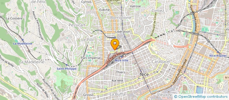 localisation de l'entreprise MARY BATIMENT à NICE