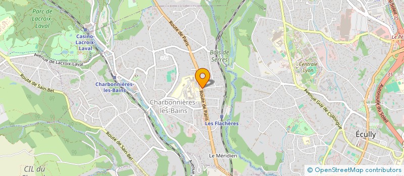 localisation de l'entreprise MARY BOEUF  CHARBONNIERES-LES-BAINS