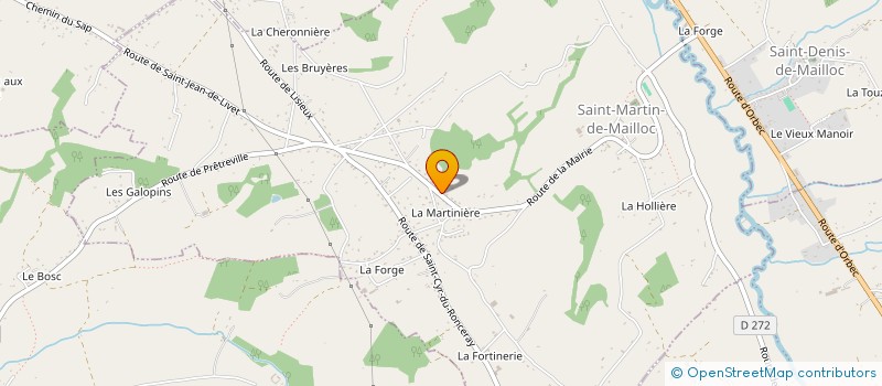 localisation de l'entreprise MARY CABOURG  GLOS