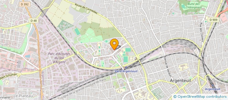 localisation de l'entreprise MARY'CARS  ARGENTEUIL