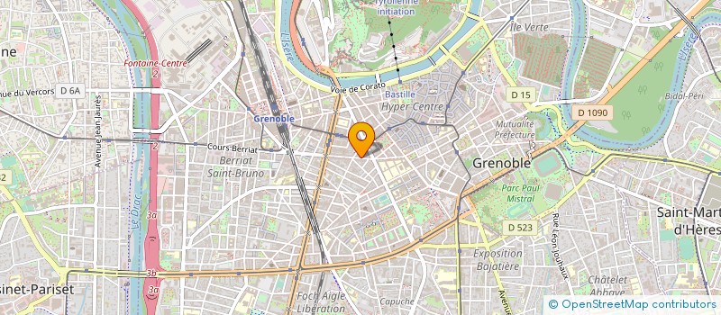 localisation de l'entreprise MARY COHR LE JARDIN DES SOINS à GRENOBLE