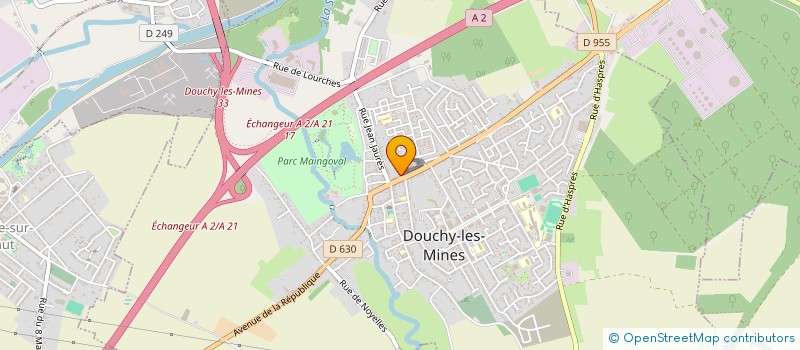 localisation de l'entreprise MARY CROUSTY à DOUCHY-LES-MINES