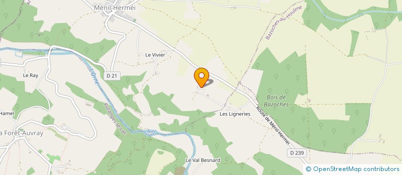 localisation de l'entreprise MARY DEVELOPPEMENT à GIEL-COURTEILLES