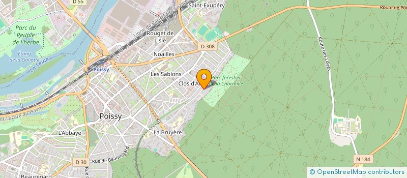 localisation de l'entreprise MARY-ETIENNE  POISSY