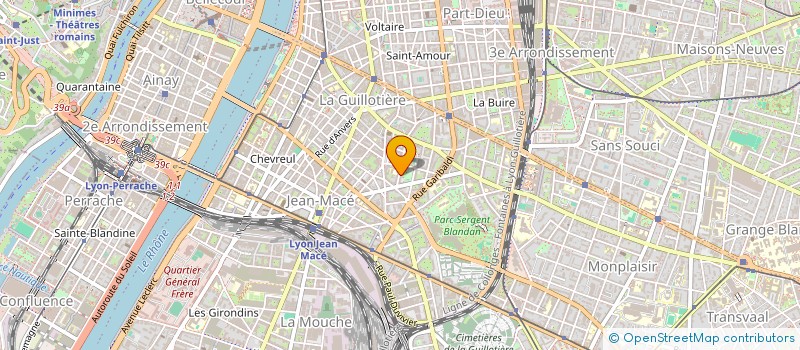 localisation de l'entreprise MARY J  LYON