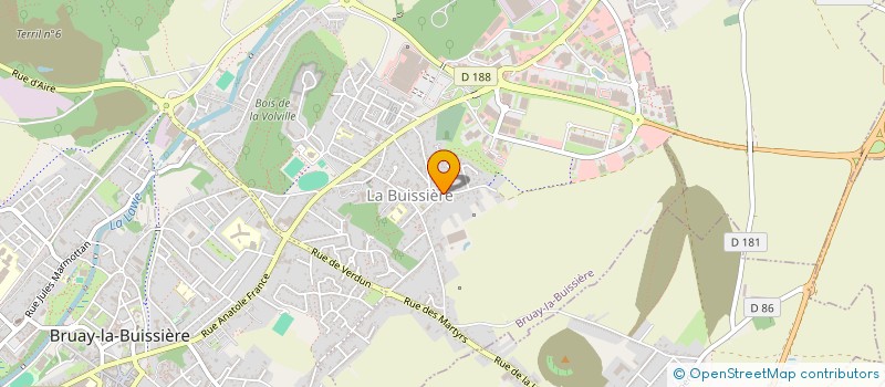 localisation de l'entreprise MARY JEANNE  BRUAY-LA-BUISSIERE