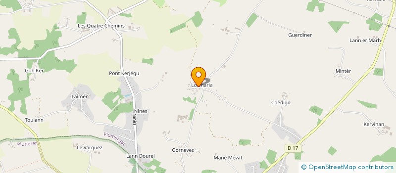 localisation de l'entreprise MARY - JOSSERAND  PLOEMEL