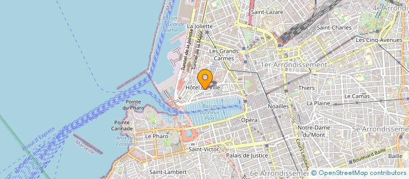 localisation de l'entreprise MARY MADELEINE à MARSEILLE