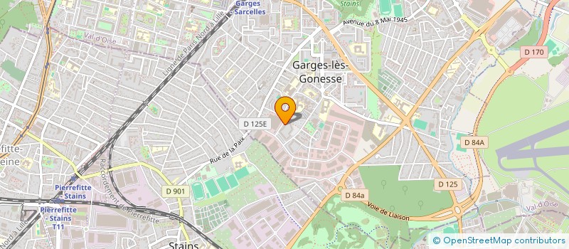 localisation de l'entreprise MARY&MARIE  GARGES-LES-GONESSE