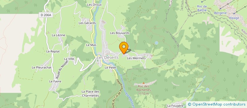 localisation de l'entreprise MARY-MOC  LES DESERTS