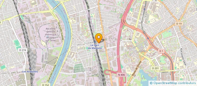 localisation de l'entreprise MARY.NET  MAISONS-ALFORT