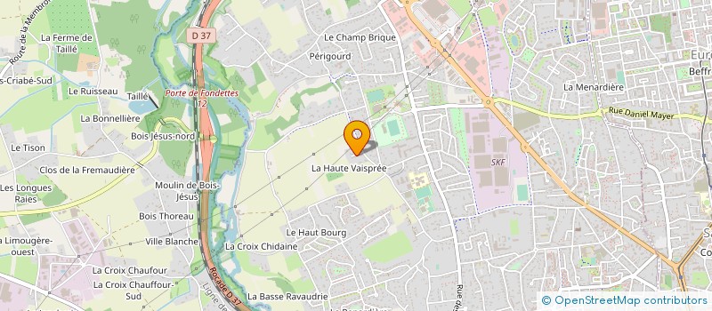 localisation de l'entreprise MARY POPELINE  SAINT-CYR-SUR-LOIRE