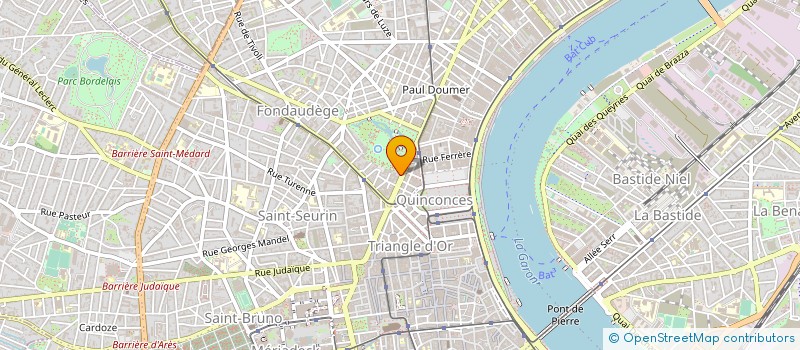 localisation de l'entreprise MARY POPPINS 33 à BORDEAUX