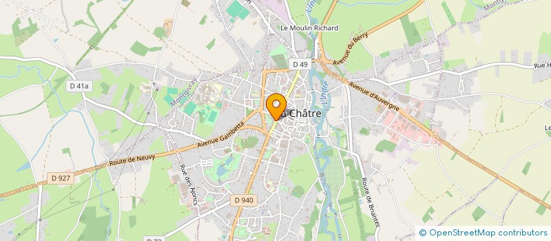 localisation de l'entreprise MARY POPPINS à LA CHATRE